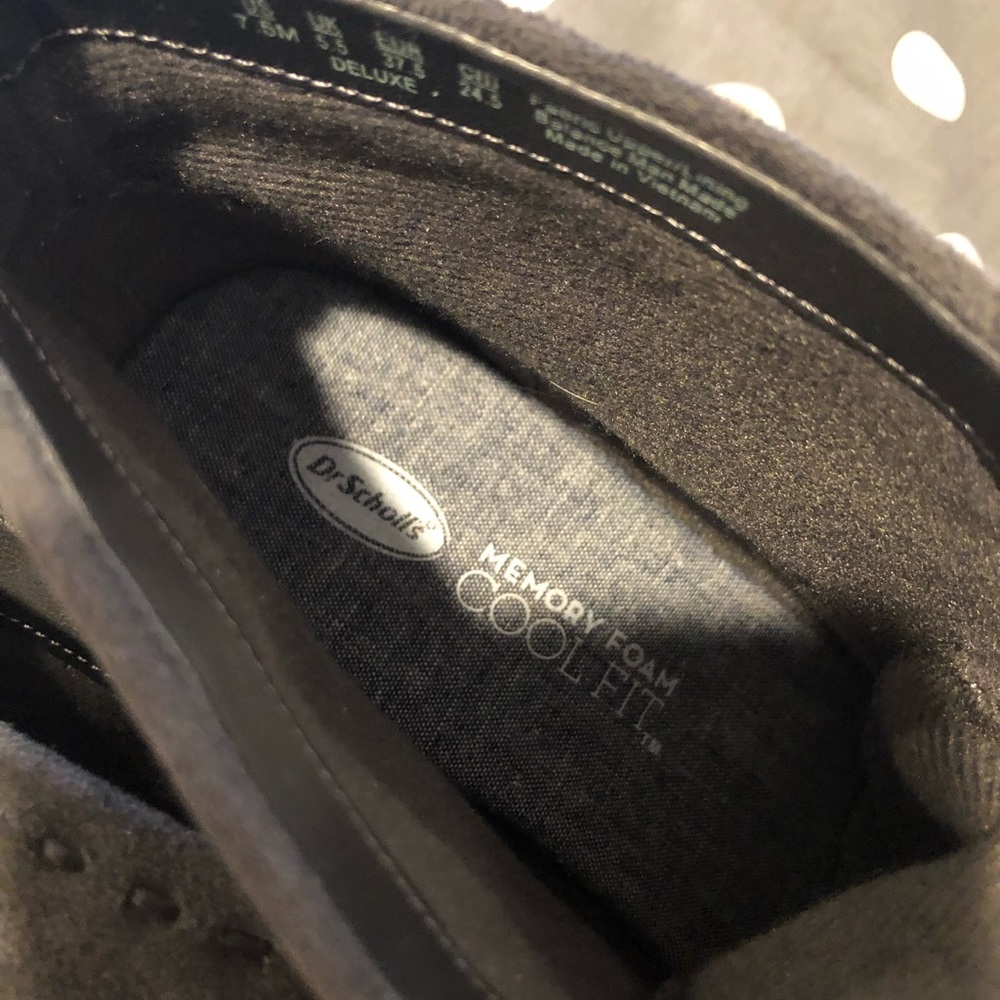 Gray Suede Booties - image 2